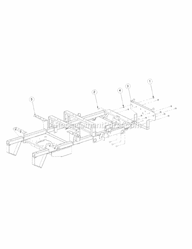 Frame Assembly Diagram and Parts List for M50-KHS 53BB5BBP750 Cub Cadet Sprayer